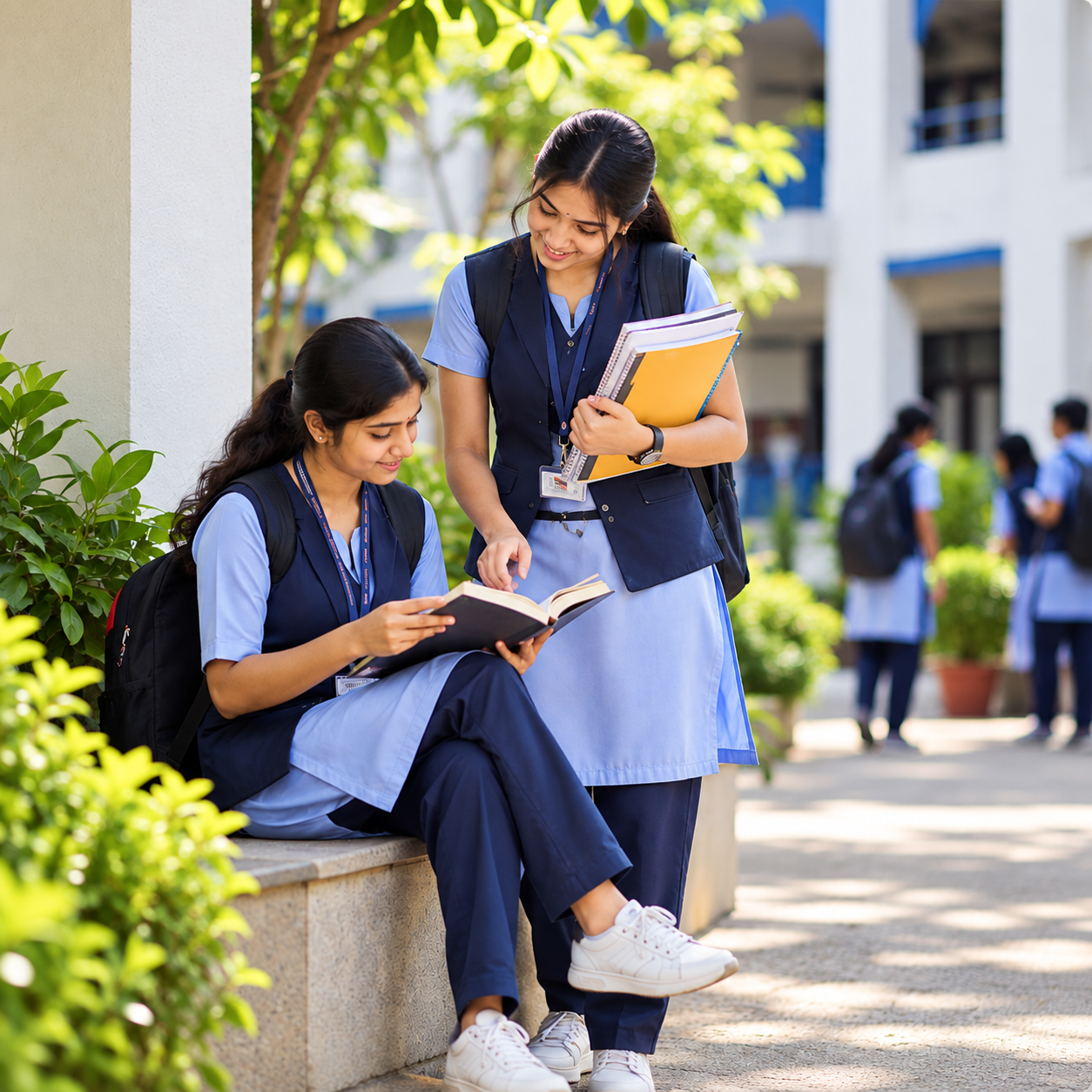Students at Creative campus