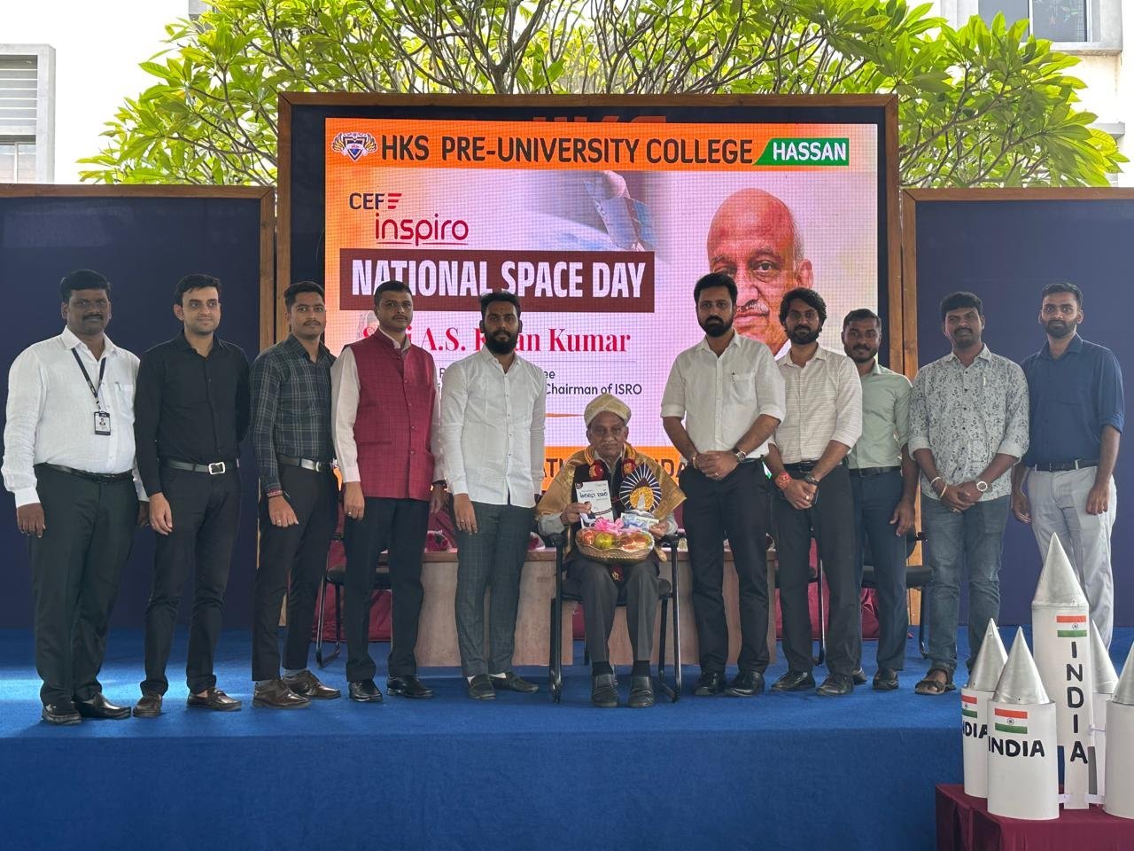 ಹೆಚ್ ಕೆ ಎಸ್ ಕಾಲೇಜಿನಲ್ಲಿ ರಾಷ್ಟ್ರೀಯ ಬಾಹ್ಯಾಕಾಶ ದಿನ