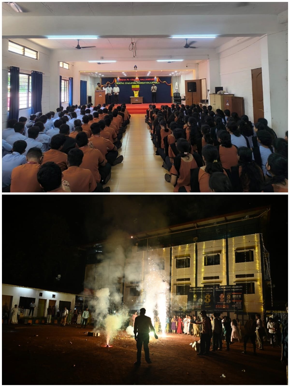 ತ್ರಿಶಾ ಪದವಿಪೂರ್ವ ಕಾಲೇಜಿನಲ್ಲಿ 70ನೇ ಕನ್ನಡ ರಾಜ್ಯೋತ್ಸವ, ಹಾಗೂ ದೀಪಾವಳಿ ಸಂಭ್ರಮ.