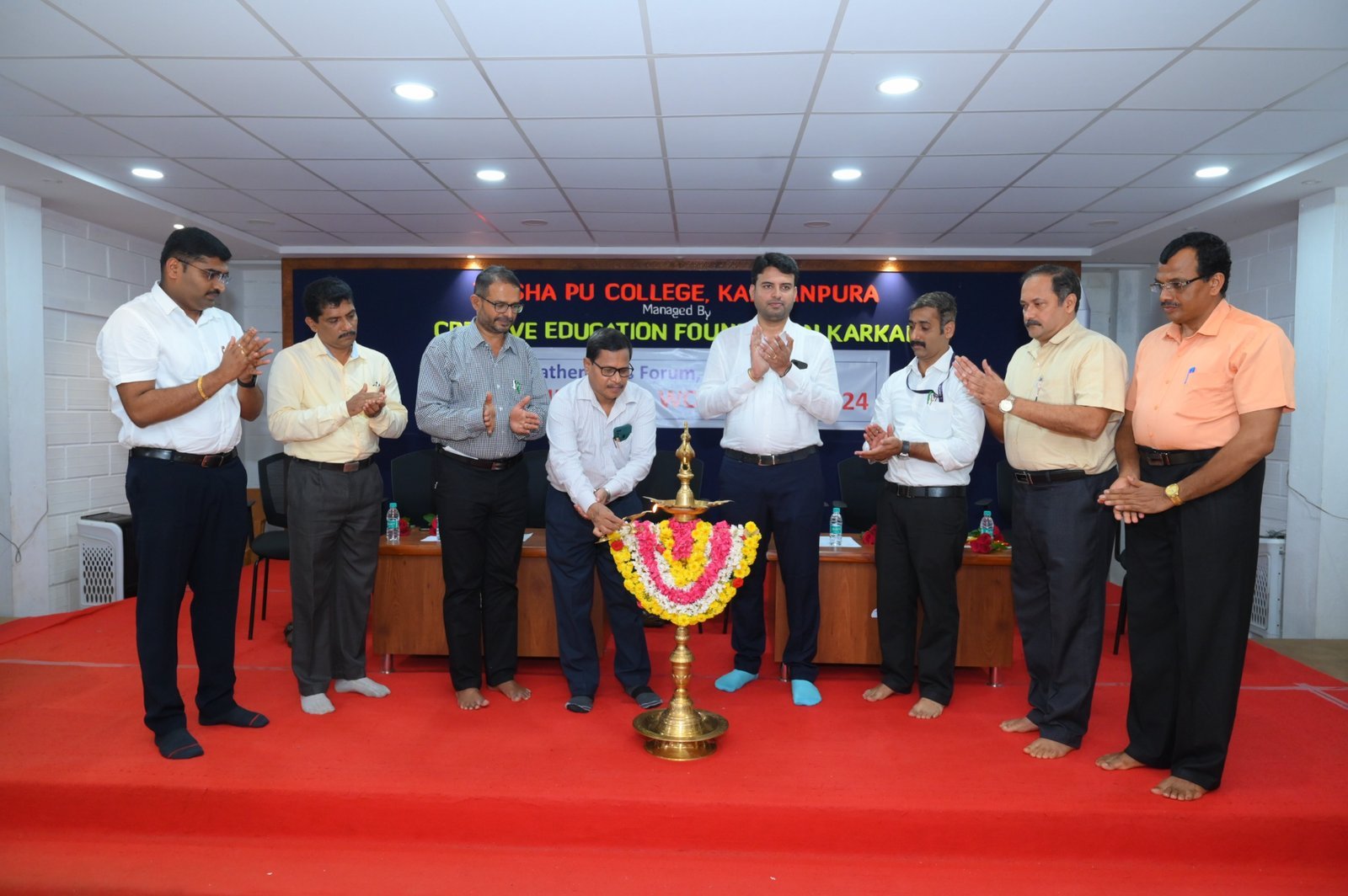 A one day workshop for Mathematics Lecturers of Udupi district Hosted by Creative Education Foundation